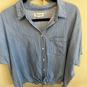 Madewell Chambray Top
